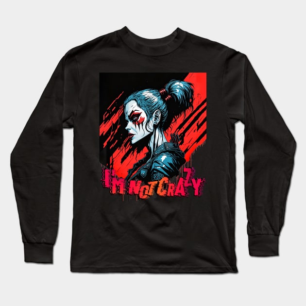 Harley Quinn Long Sleeve T-Shirt by Pictozoic